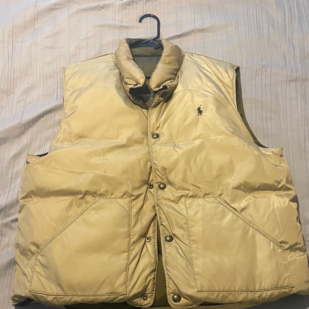Polo Ralph Lauren Tan Puffer Vest
